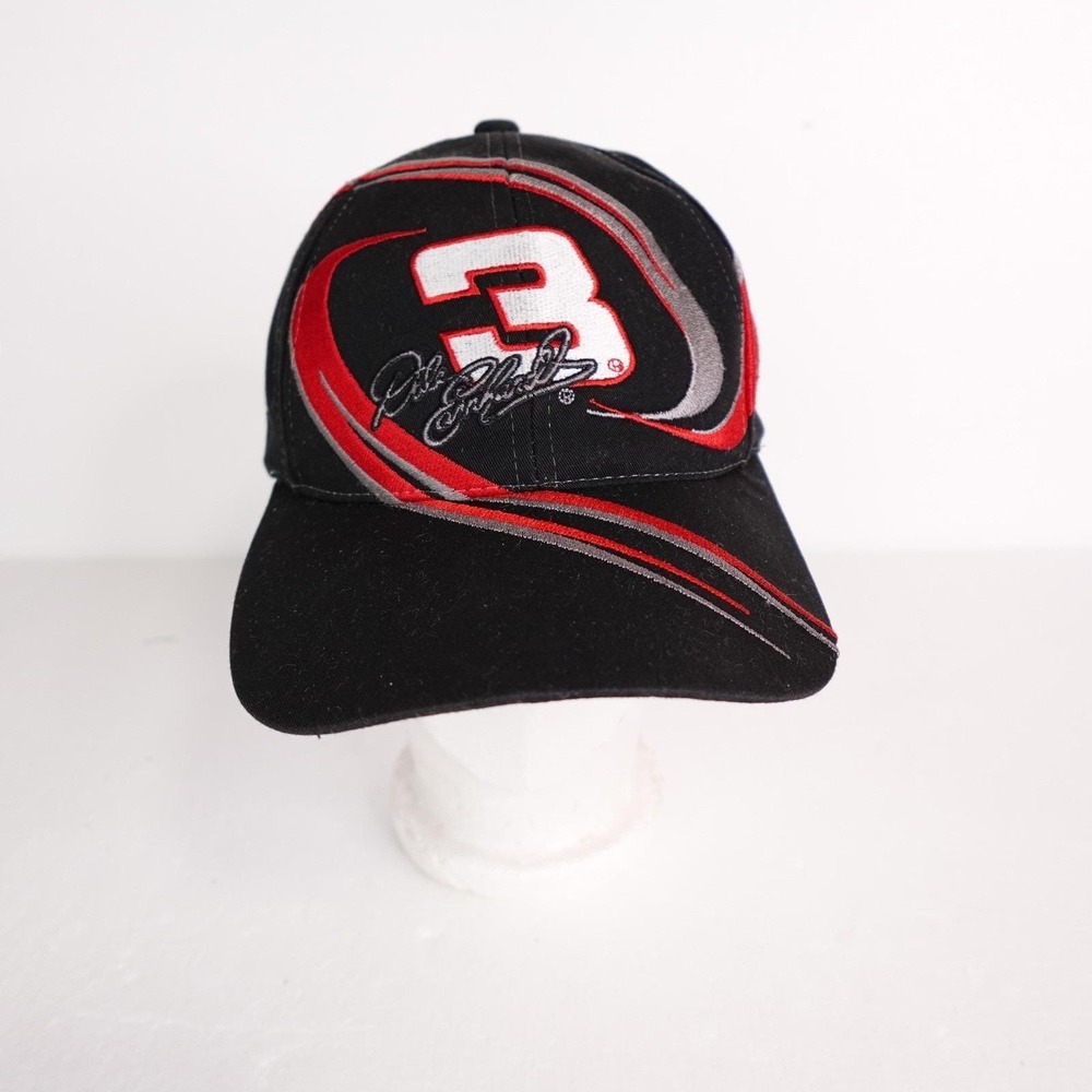Vintage Dale Earnhardt Hat Cap Strap Back NASCAR Racing Mens GM Goodwrench 90s